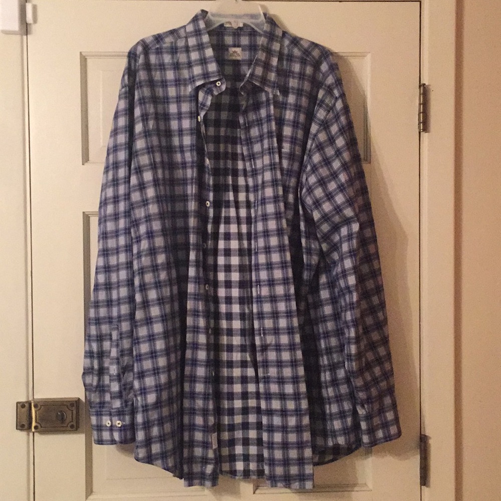 Peter Millar Men’s dress shirt Tall XXL NICE 👀